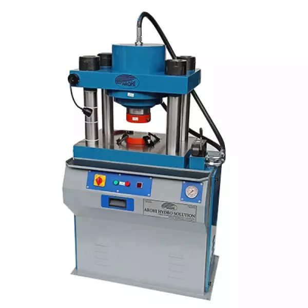 Industrial Coin Press Machine Operating In Jewellery Manufacturing