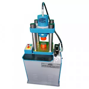 Goldsmith Stamping Press Machine Showing Hydraulic Components And Steel Frame