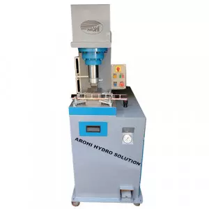 Silver Coin Cutting Machine Operating In Workshop