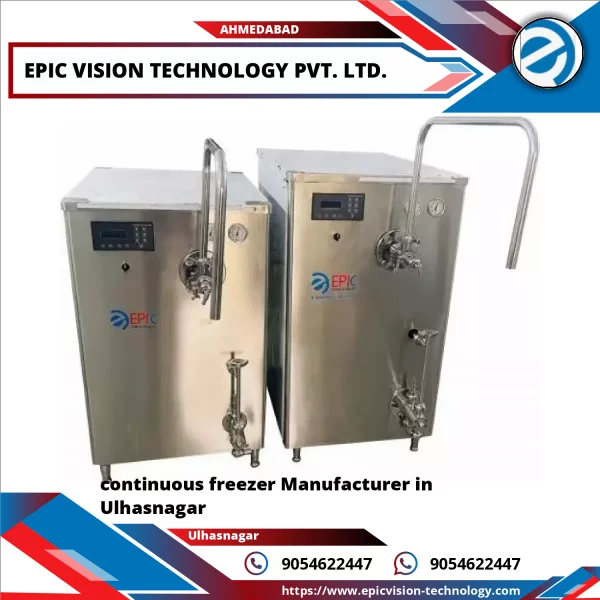 Continuous Freezer Machine Used For Ice Cream Production