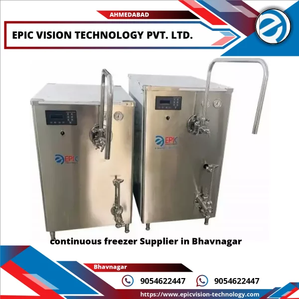 Industrial Continuous Freezer Machine Used In Dairy Processing Plant