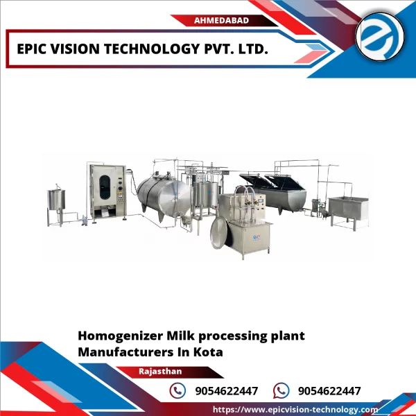 Homogenizer Milk Processing Plant Manufacturers In Kota