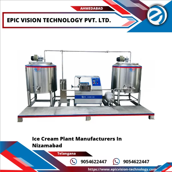 Ice Cream Plant Manufacturers In Nizamabad