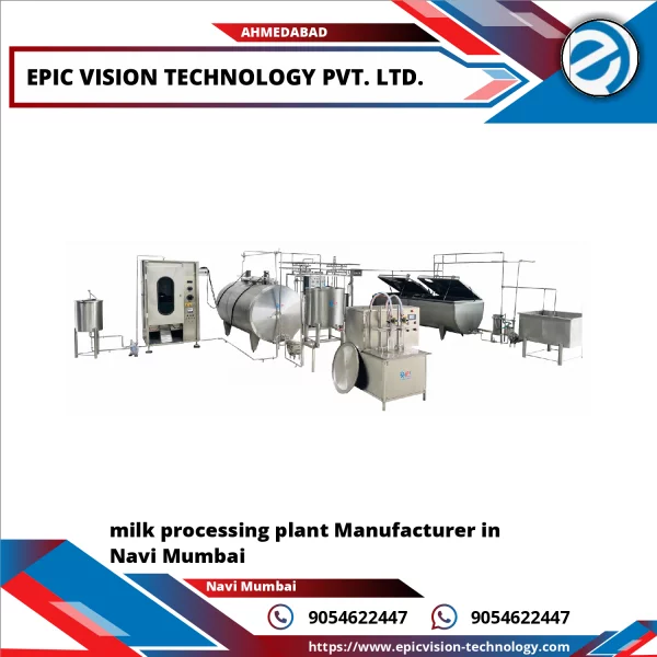 Industrial Milk Processing Plant Machinery Setup