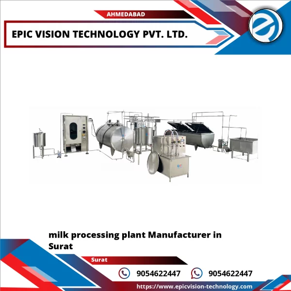 Industrial Milk Processing Plant Machinery Setup