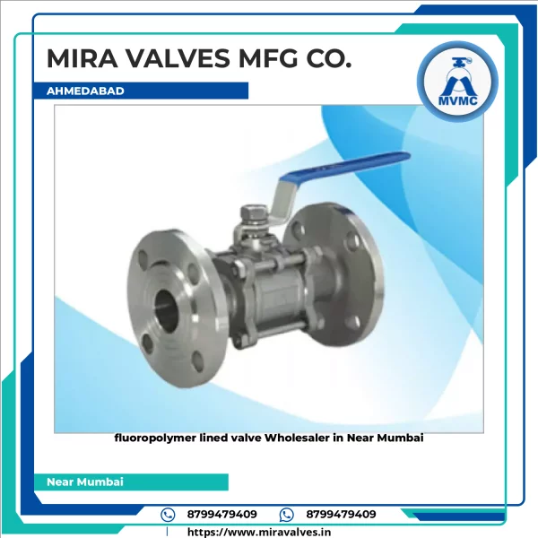 Fluoropolymer Lined Valve For Industrial Use