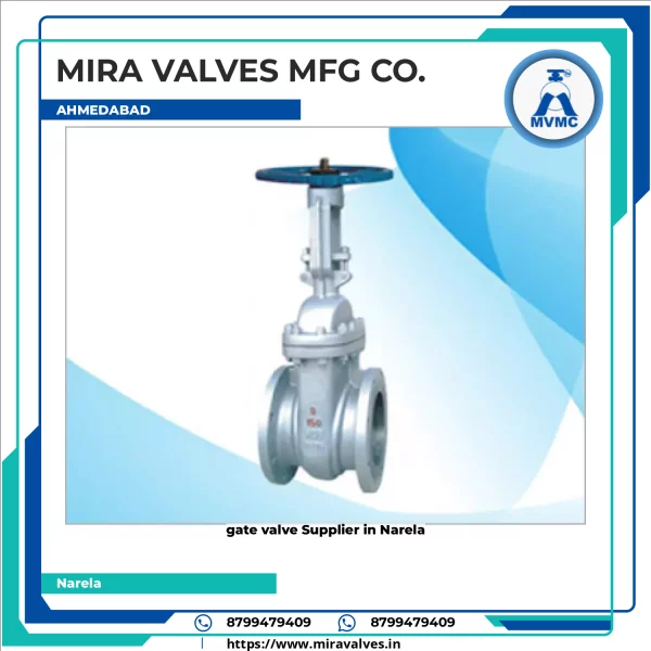 Industrial Gate Valve Installed On Pipeline System
