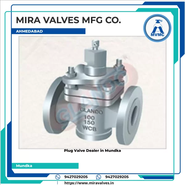 Plug Valve Installed In Industrial Piping System