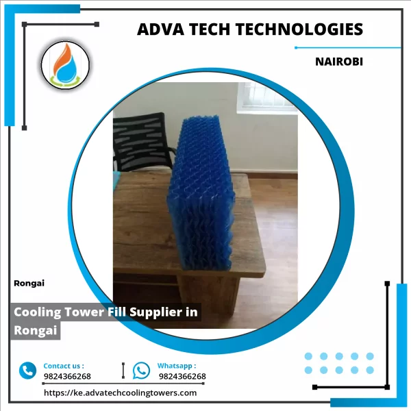 Fiberglass Reinforced Plastic Cooling Tower Fill Panels Stacked For Installation