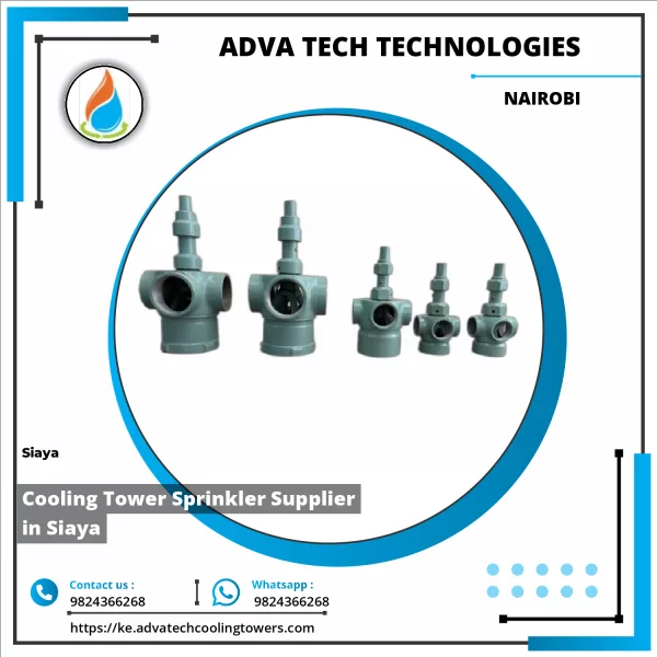 Industrial Cooling Tower Sprinkler Nozzle Delivering Water Spray