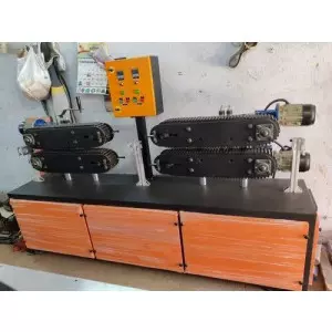 Air Conditioner Drain Pipe Making Machine Operating In Industrial Setting