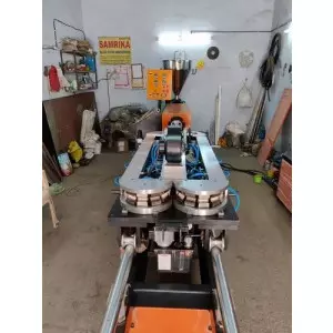 Automatic Wall Corrugated Pipe Making Machine Operating On Factory Floor