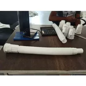 Collapsible Waste Pipe Machine Setup Showing Flexible Corrugated Pipe Manufacturing