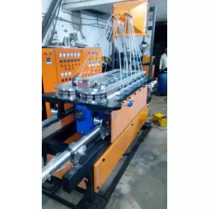 Wall Corrugated Pipe Machine Operating In Manufacturing Unit