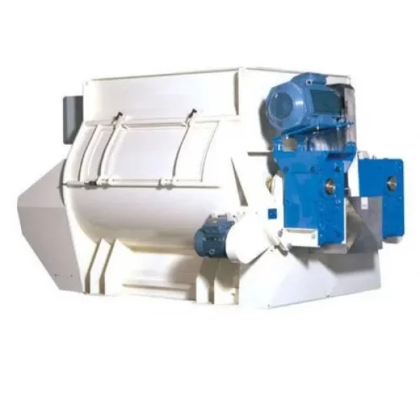 Twin Shaft Concrete Mixer Machine Designed For Construction Sites