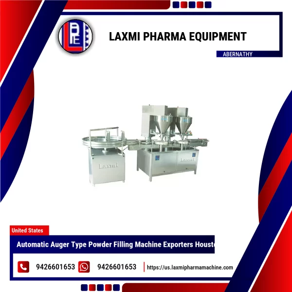Automatic Auger Type Powder Filling Machine Exporters Houston