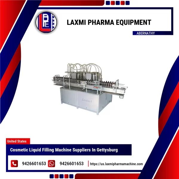 Cosmetic Liquid Filling Machine Suppliers In Gettysburg