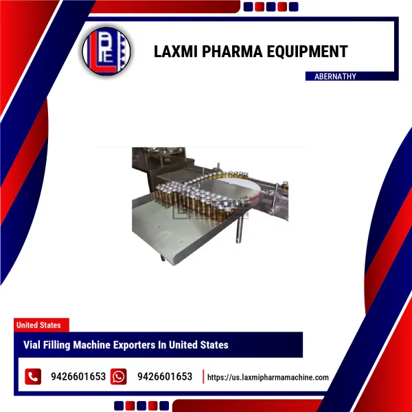 Vial Filling Machine Exporters In United States