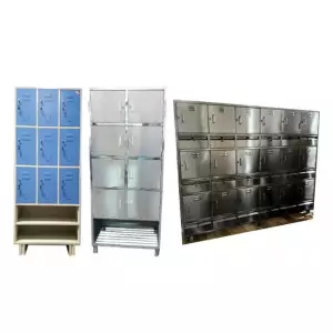 Industrial Metal Locker Unit Designed For Scratch Resistance And Secure Storage