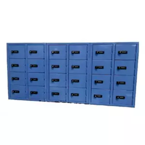 Powder Coated Personal Lockers With Unique Combination Lock Faridabad
