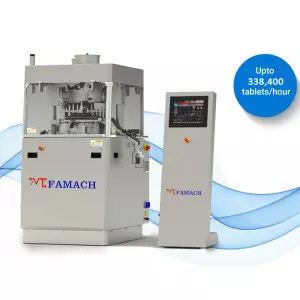 High Precision Pharmaceutical Tableting Machine In Operation