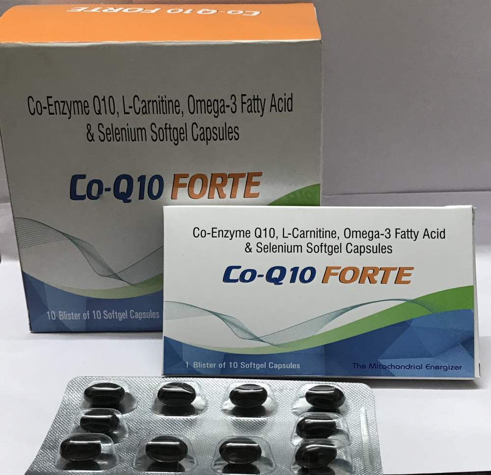 Co Q 10 Forte Softgel Capsules Lichem Pharmaceuticals