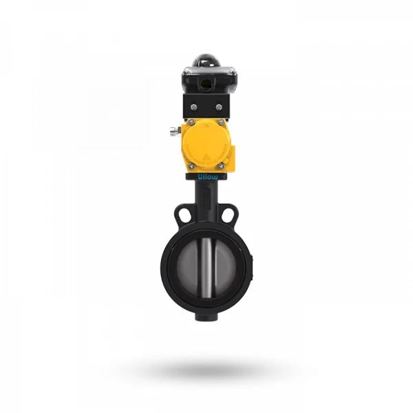 Uflow Pneumatic Operated Wafer Type Butterfly Valve - PN16 - BW Series