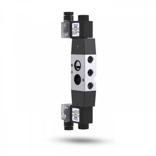 Uflow 3/2 , 5/2 Single Solenoid Namur Valve With Spring Return - DCC Series