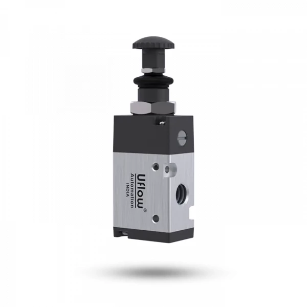 Uflow 3/2 Push Pull Valve Manual And Spring Return - DCC Series