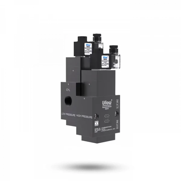 Uflow 3/2 Single And Dual Pressure Blow Solenoid Poppet Valve (Normally Close) - DCP Series