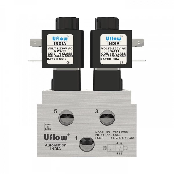 Uflow 4X2 Double Solenoid Valve For Oxygen Concentration
