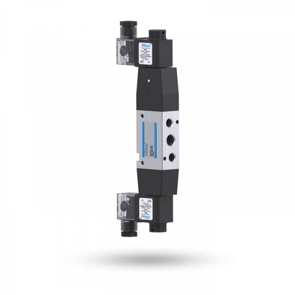 Uflow 5/3 Double Solenoid Valve With Spring Center - DCS Series