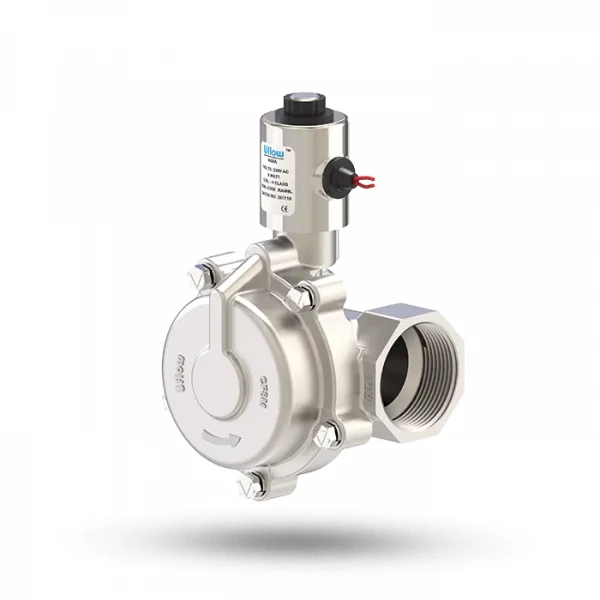 Uflow Pilot Operated Piston Type Steam Valve (NC / NO) - HCP Series