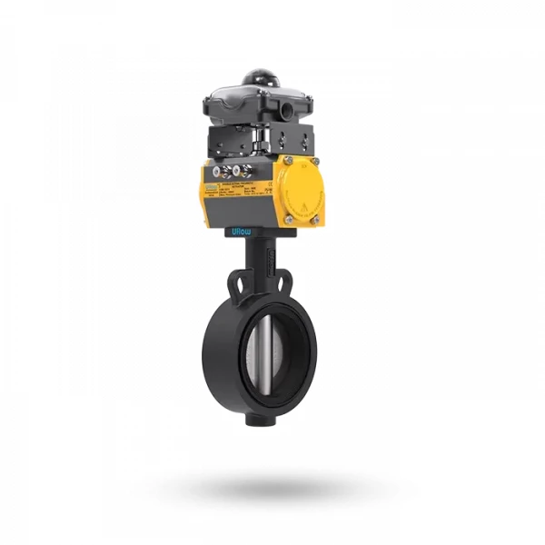 Uflow Pneumatic Operated Wafer Type Butterfly Valve - PN10 - BW Series