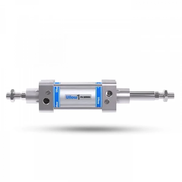 Uflow PU Pneumatic Cylinder Double End Double Acting (As Per ISO 6431 / CETOP RP43P, RP53P Standardss) - PN4 Series