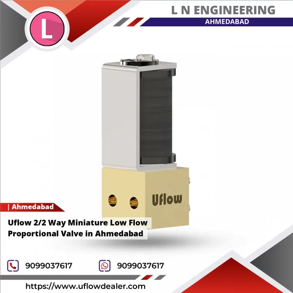 Uflow 2/2 Way Miniature Low Flow Proportional Valve In Ahmedabad