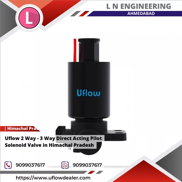 Uflow 2 Way - 3 Way Direct Acting Pilot Solenoid Valve In Himachal Pradesh