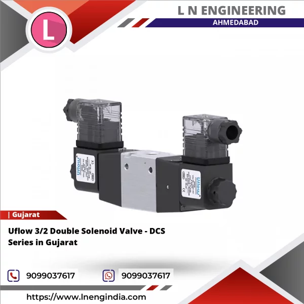 Uflow 3/2 Double Solenoid Valve - DCS Series In Gujarat