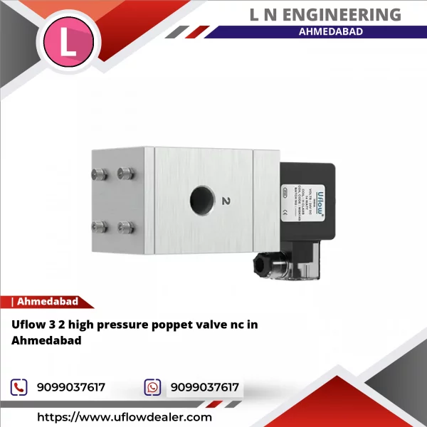 Uflow 3 2 High Pressure Poppet Valve Nc In Ahmedabad