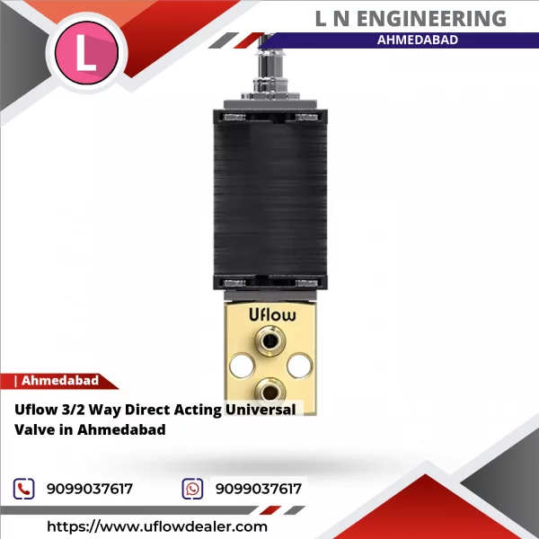 Uflow 3/2 Way Direct Acting Universal Valve In Ahmedabad