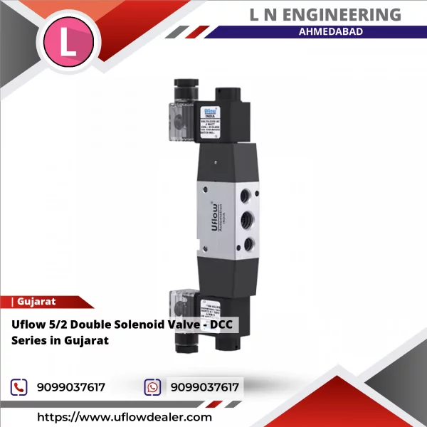 Uflow 5/2 Double Solenoid Valve - DCC Series In Gujarat