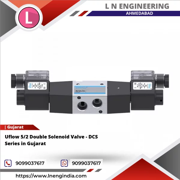 Uflow 5/2 Double Solenoid Valve - DCS Series In Gujarat