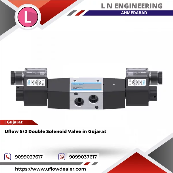 Uflow 5/2 Double Solenoid Valve In Gujarat