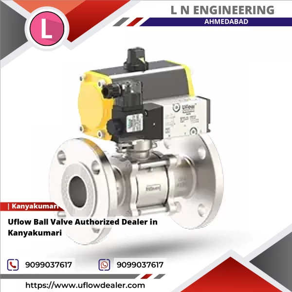 Uflow Ball Valve Industrial Product Close-up