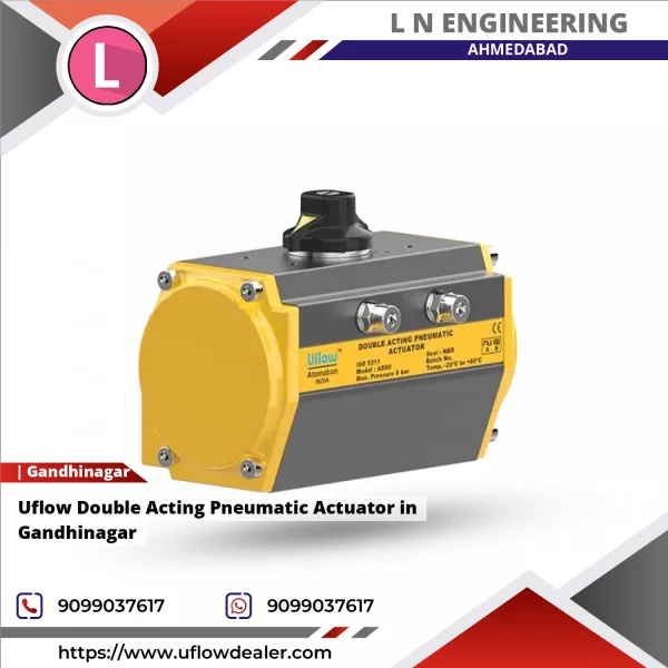 Uflow Double Acting Pneumatic Actuator In Gandhinagar