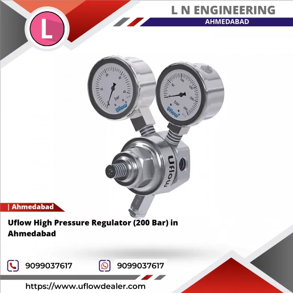 Uflow High Pressure Regulator (200 Bar) In Ahmedabad