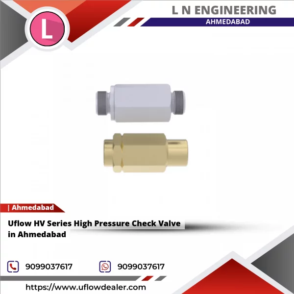 Uflow HV Series High Pressure Check Valve In Ahmedabad