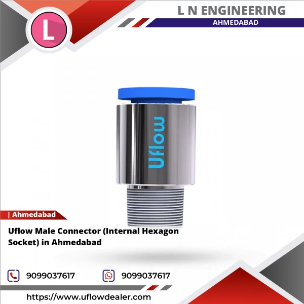 Uflow Male Connector (Internal Hexagon Socket) In Ahmedabad