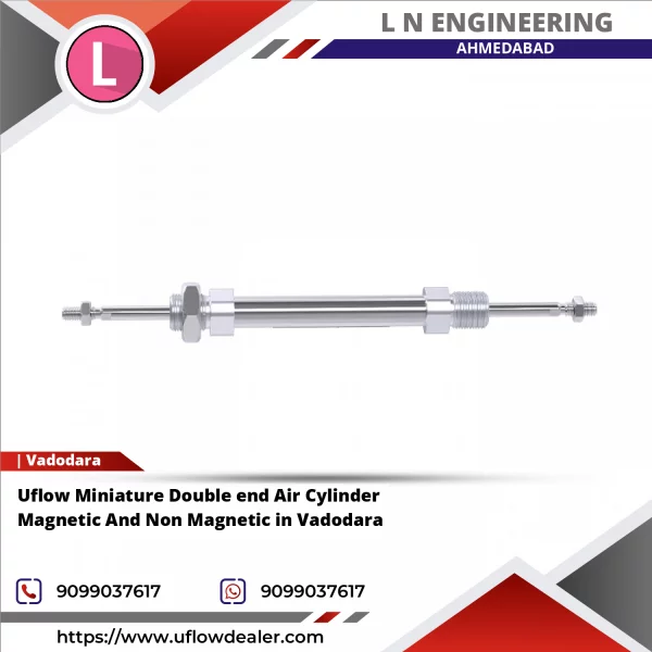 Uflow Miniature Double End Air Cylinder Magnetic And Non Magnetic In Vadodara
