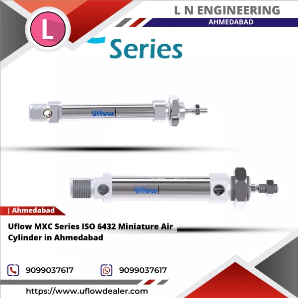 Uflow MXC Series ISO 6432 Miniature Air Cylinder In Ahmedabad